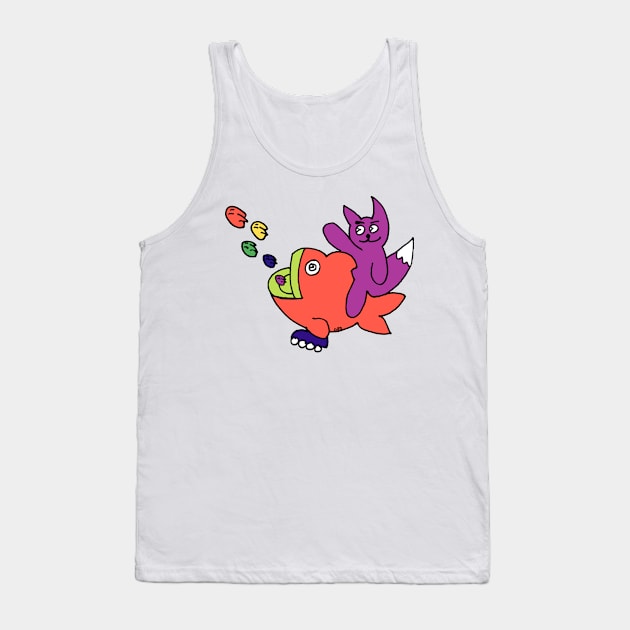 Onward Kitties! Tank Top by GiiPiiD